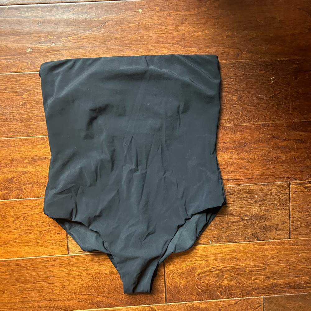 ANEMOS Black Strapless one piece